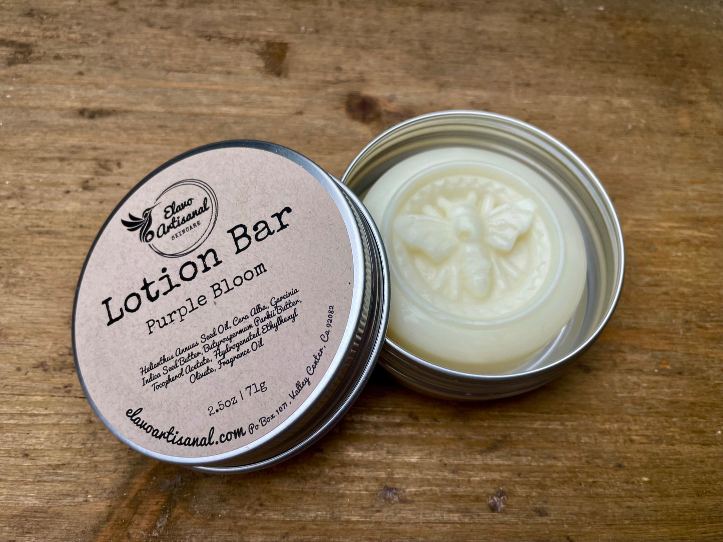 Purple Bloom Lotion Bar