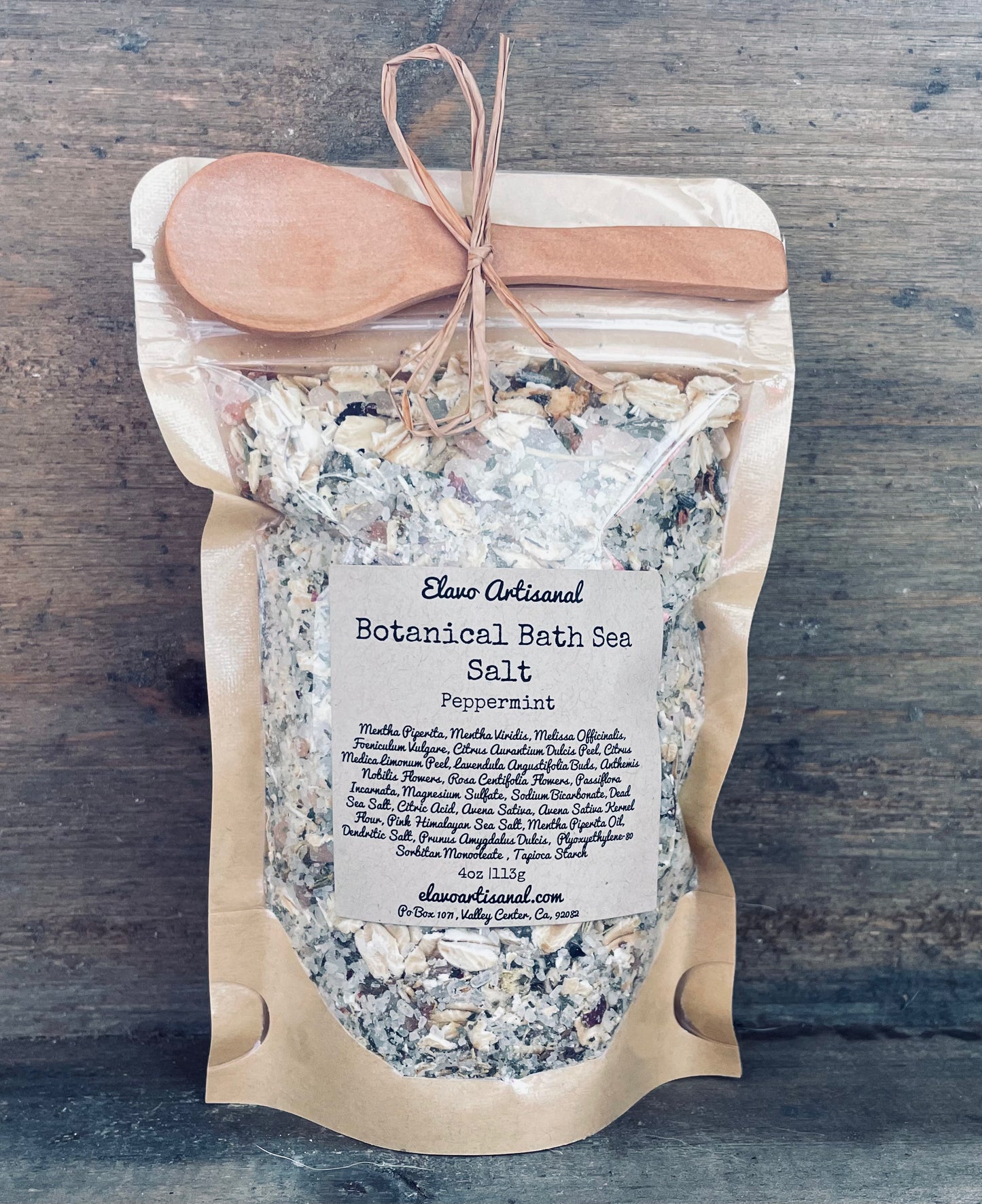 Botanical Bath Sea Salt - Peppermint
